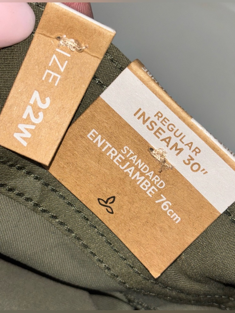 NWT prAna Sage Camo Halle Straight Pant Plus II Size 22W Active Outdoors Casual - Picture 11 of 12